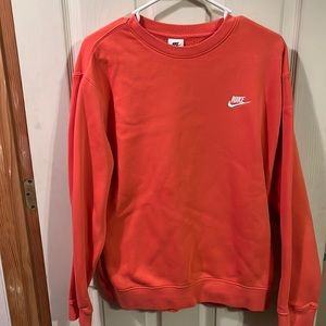Nike Crewneck Coral Sweatshirt-Men’s medium